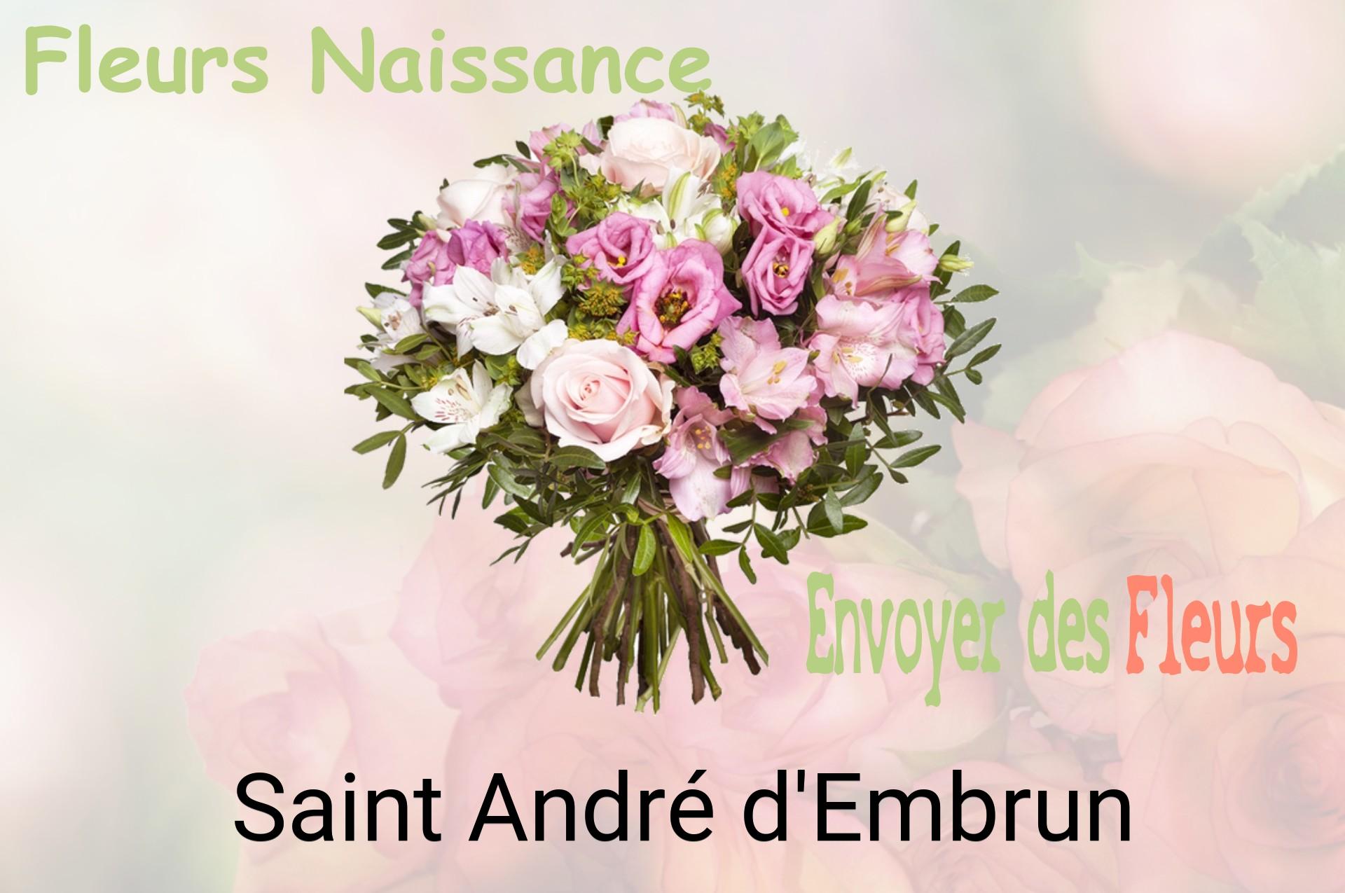 Bouquet de fleurs de naissance livré à Saint-André-d'Embrun